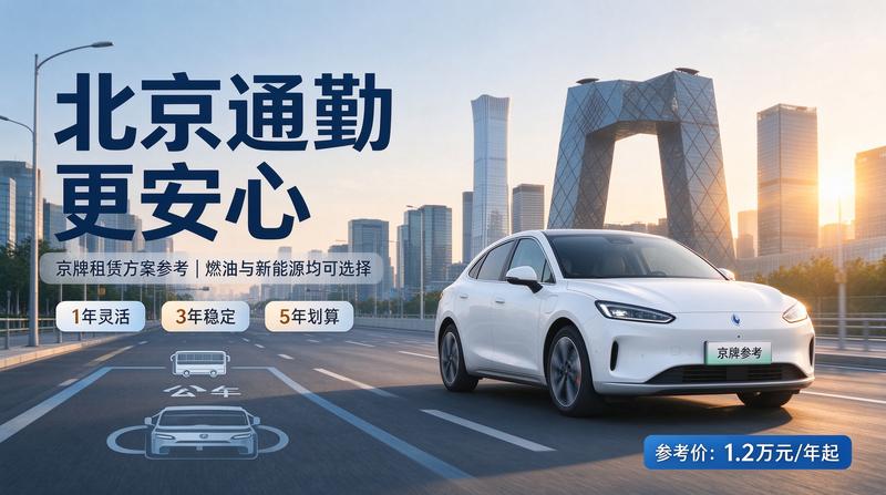 京牌租赁业务大厅